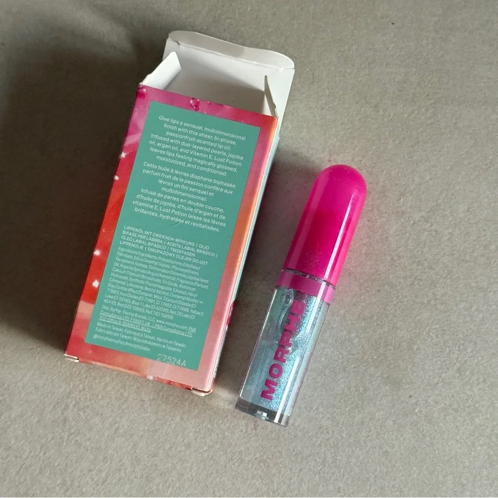 Morphe Lust Potion Bi-Phase Lip Oil Thirst Trap Passionfruit Scent